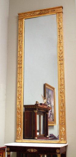 Pier glass, probably French, ca. 1835