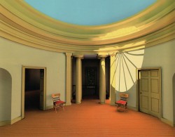 Digital reconstruction of the second story rotunda of the Pope Villa, Lexington, KY