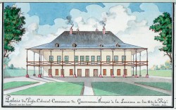 Marigny Plantation, detail of Plan de la Nouvelle Orleans et des Environs dedie au Citoyen Laussat Prefet Colonial et Commissaire de la Republique Francaise