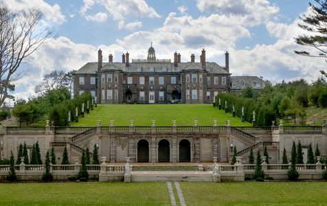 Great House, showing Casino and Allee, north side. Great House, showing Casino and Allee, north side.