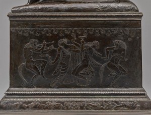 Paul Manship, Centaur and Dryad (detail of base), 1913, cast 1925. Bronze. Wadsworth Atheneum Museum of Art, Hartford, CT, Bequest of Honora C. Robertson. © Estate of Paul Manship Paul Manship, Centaur and Dryad (detail of base)