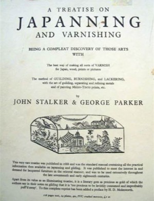 Frontispiece of "A Treatise on Japanning and Varnishing" by Stalker and Parker Frontispiece of "A Treatise on Japanning and Varnishing" by Stalker and Parker