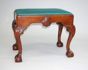 Stool, American, 1765-1950. Mahogany. Colonial Williamsburg Foundation, 1952.