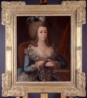 Clara de la Motte, ca. 1795, by Jose Francisco Xavier de Salazar y Mendoza, Historic New Orleans Collection Clara de la Motte, ca. 1795, by Jose Francisco Xavier de Salazar y Mendoza