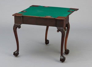 Card Table, Attributed to the Anthony Hay Shop, Williamsburg, Virginia, 1755-1770, Mahogany and yellow pine, Colonial Williamsburg Foundation, Museum Purchase, 1932-12 Card Table, Attributed to the Anthony Hay Shop, Williamsburg, Virginia