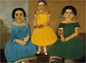 *Three Sisters of the Copeland Family* by William Matthew Prior, ca. 1854