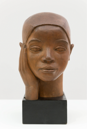 Sargent Claude Johnson (1888–1967), Chester, 1931, terracotta, SFMOMA, Albert M. Bender Collection, bequest of Albert M. Bender, 41.2978. Sargent Claude Johnson (1888–1967), Chester,