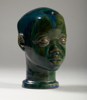 Sargent Claude Johnson (1888–1967), Head of a Boy, ca. 1928, glazed terracotta, The Huntington, Purchased with funds from the Art Collectors’ Council and the Virginia Steele Scott Foundation Acquisition Fund for American Art, 2015.5. Sargent Claude Johnson (1888–1967), Head of a Boy