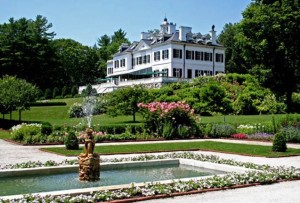 The Mount (garden view), Lenox, MA, 1902 The Mount, Lenox, MA, 1902
