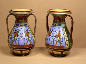 Egyptian Revival Vases