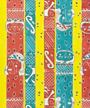 Elza Sunderland (Elza of Hollywood) Untitled Textile Design, 1940s. Los Angeles County Museum of Art Elza Sunderland (Elza of Hollywood) Untitled Textile Design, 1940s. Los Angeles County Museum of Art