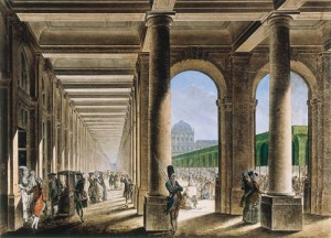 Galerie et jardins du Palais-Royal, after 1784, Bibliothèque national de France. Galerie et jardins du Palais-Royal, after 1784, Bibliothèque national de France.
