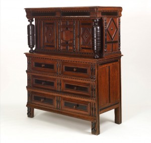 Court Cupboard, Duxbury, MA, 1650–1700, Winterthur Court Cupboard, Duxbury, MA, 1650–1700