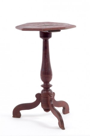 Candlestand, New York, ca. 1725, gumwood Candlestand, New York, ca. 1725, gumwood