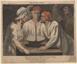 “The Rush-Light,” published by J. Evans, 1797. John Johnson Collection, Bodleian Museum Oxford University, England. “The Rush-Light,” published by J. Evans, 1797.