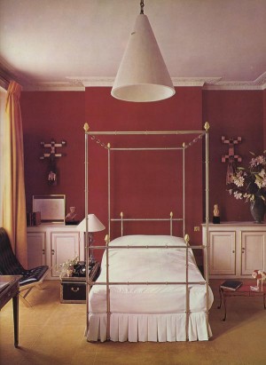 Cecil Beaton’s bedroom, London, England Cecil Beaton’s bedroom, London, England