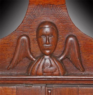 Angel Detail from a Desk and Bookcase, North Carolina, ca. 1800 Private Collection Angel Detail from a Desk and Bookcase, North Carolina, ca. 1800 Private Collection