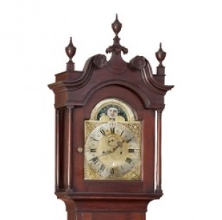 Tall clock, with an 8-day movement by John Jones, and a case by an unknown cabinetmaker, Norfolk, ca. 1760. Private collection